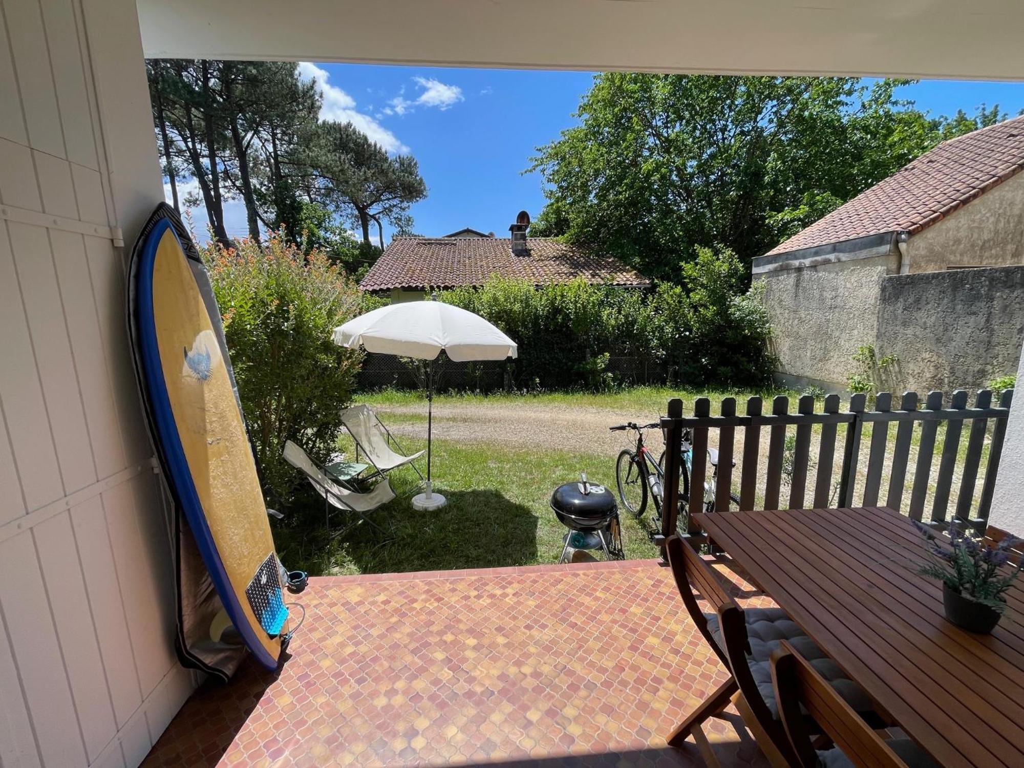 Mimizan-Plage Appartement Avec Chambre, Terrasse Et Jardinet Proche Plage, Foret Pins, Piste Cyclable, Lac מראה חיצוני תמונה