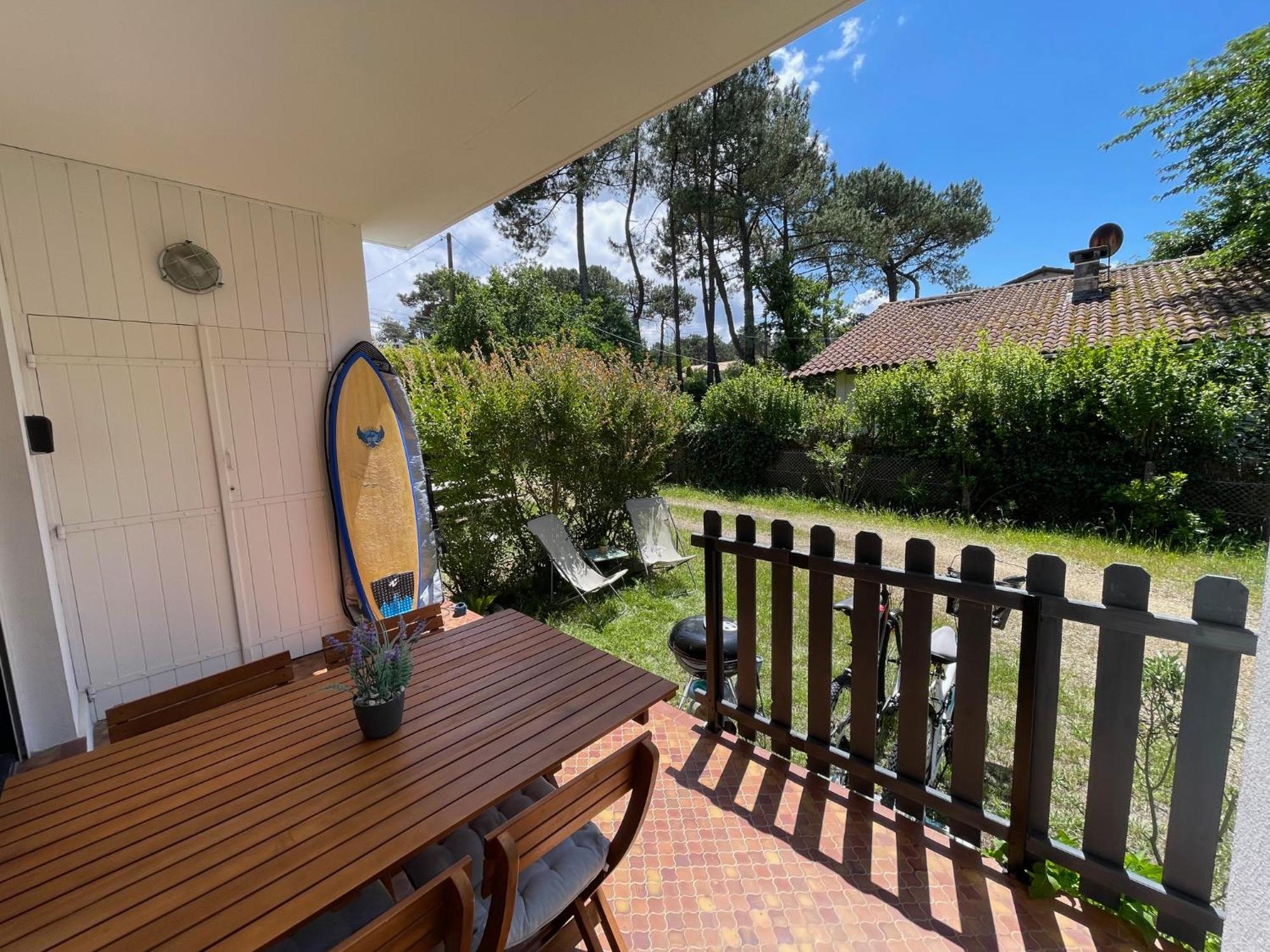 Mimizan-Plage Appartement Avec Chambre, Terrasse Et Jardinet Proche Plage, Foret Pins, Piste Cyclable, Lac מראה חיצוני תמונה